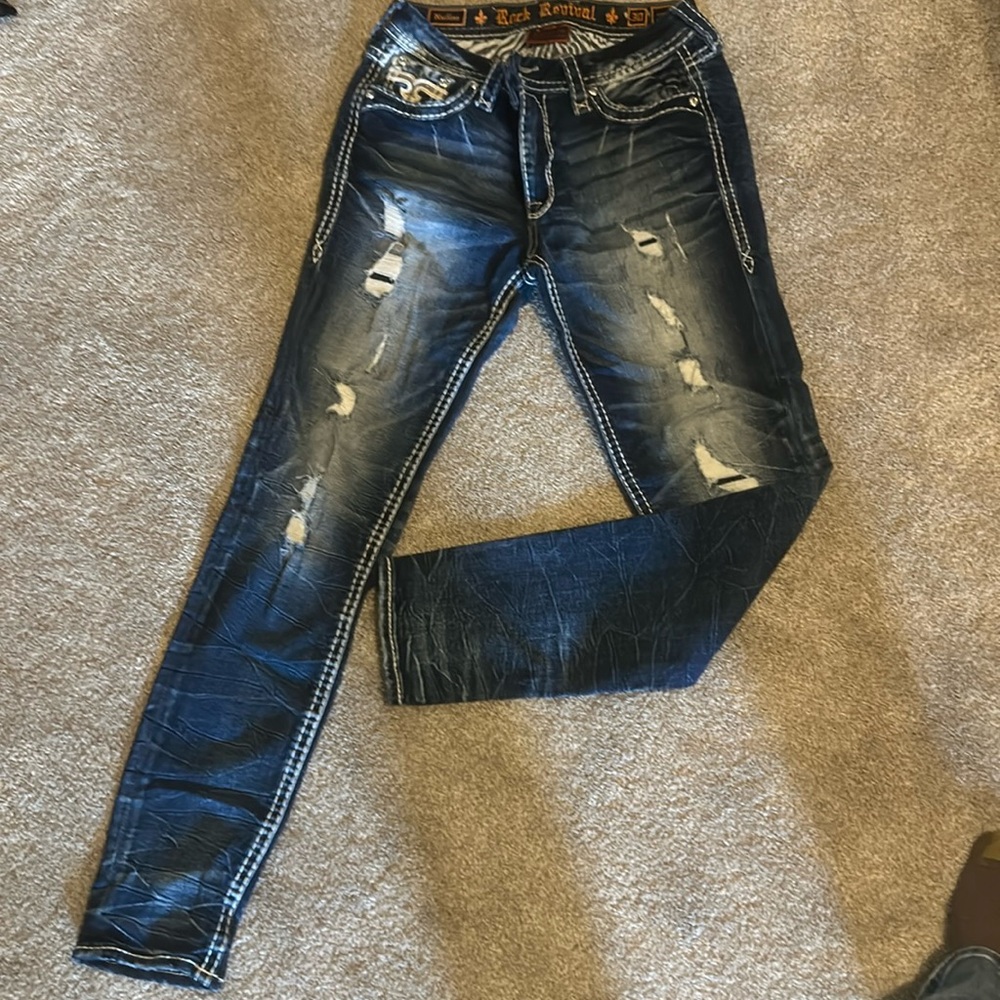 Rock Revival Nadine Skinny Jeans.  Size 30